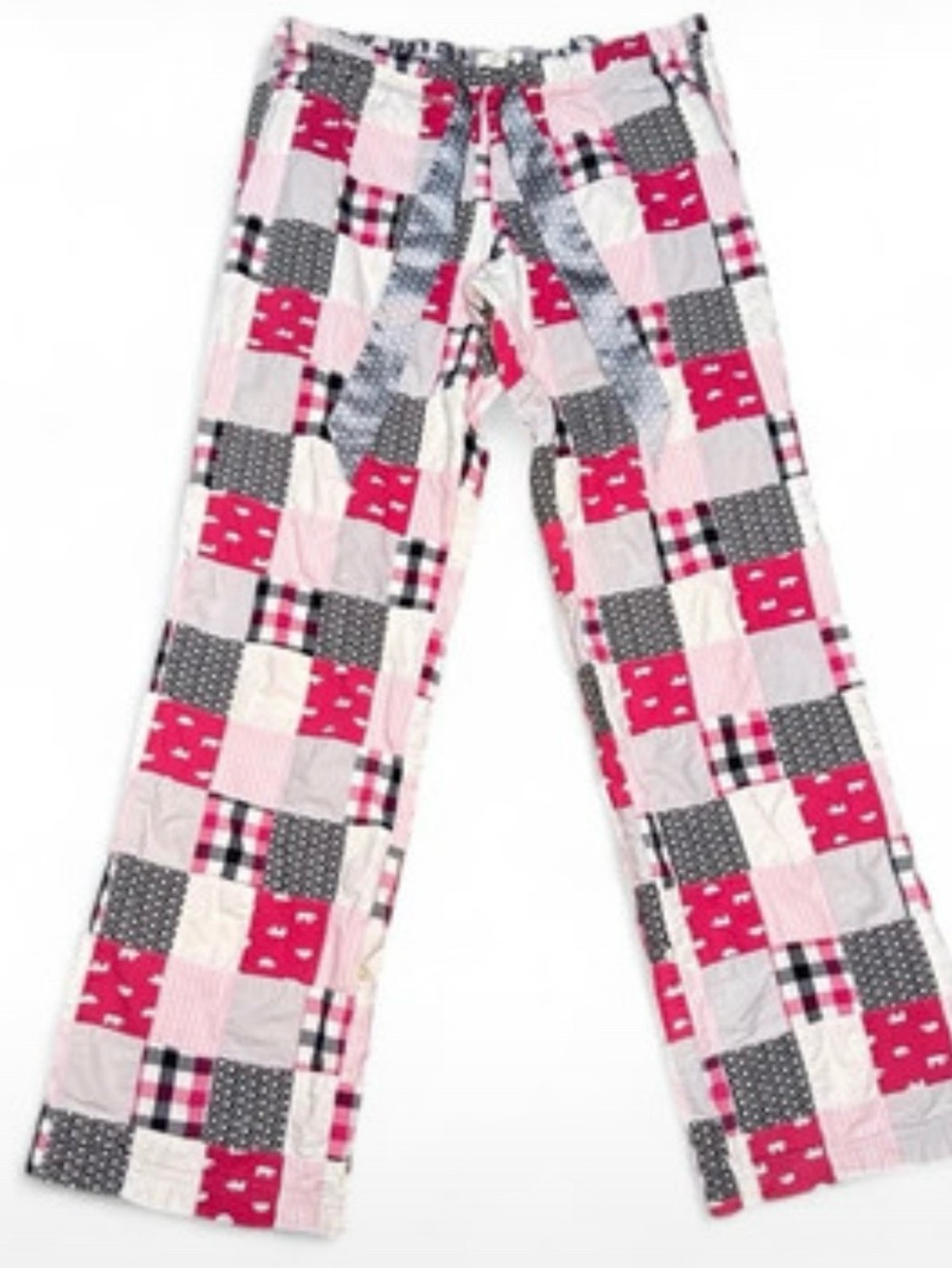 Aerie Patchwork Madras Pajama Loungewear Pants Light Cotton Plaid Y2K Size Small